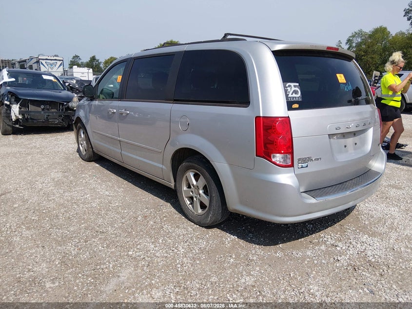 Vin: 2c4rdgcgxcr129337, lot: 46329533, dodge grand caravan sxt 20123