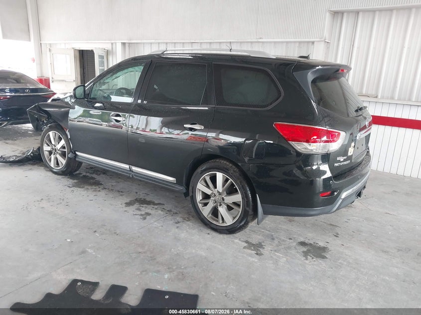 Vin: 5n1ar2mn7fc666240, lot: 46329562, nissan pathfinder platinum 20153