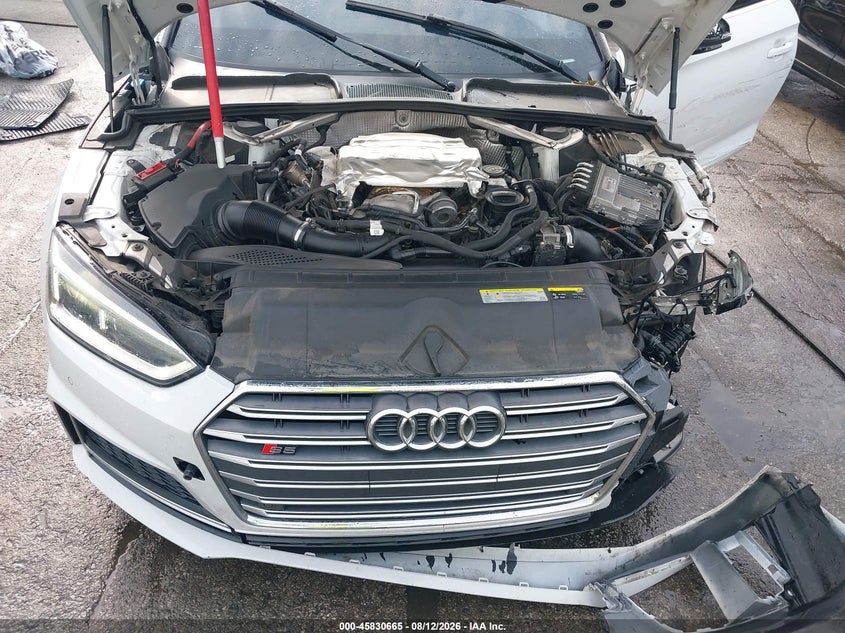 AUDI S5 2018 VIN WAUP4AF55JA010351