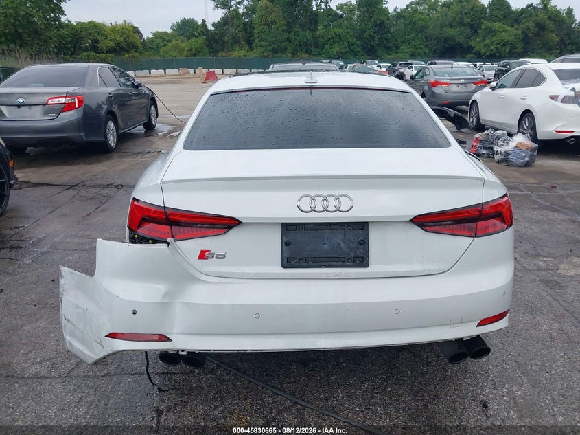 AUDI S5 2018 VIN WAUP4AF55JA010351