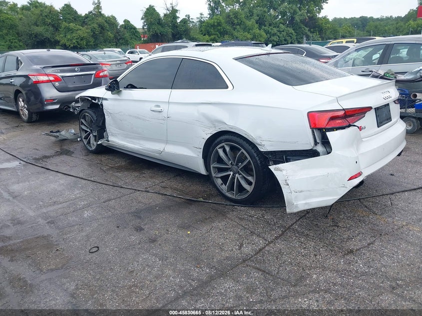 AUDI S5 2018 VIN WAUP4AF55JA010351