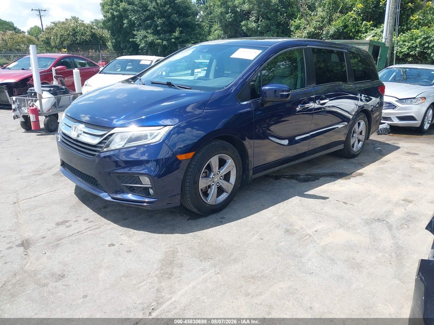 Vin: 5fnrl6h7xjb059854, lot: 46329599, honda odyssey ex-l 20182