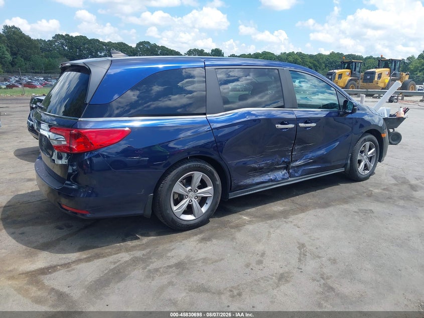Vin: 5fnrl6h7xjb059854, lot: 46329599, honda odyssey ex-l 20184