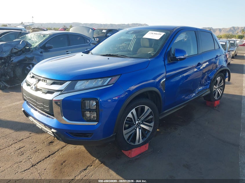 Vin: ja4apvau2mu010049, lot: 46329600, mitsubishi outlander sport 2.0 se 2wd 20212