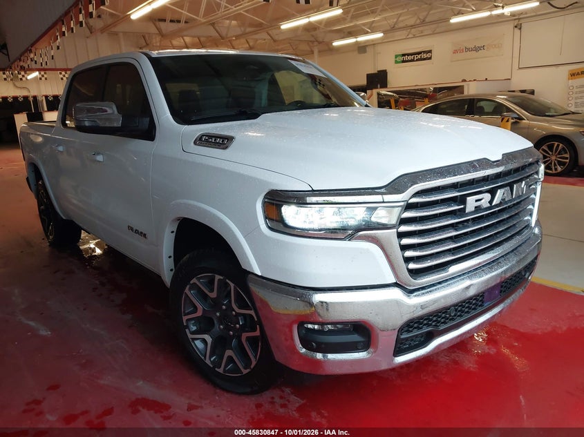 Vin: 3c6srfjp2t4168177, lot: 46329748, ram 1500 laramie  4x4 5'7 box 20261