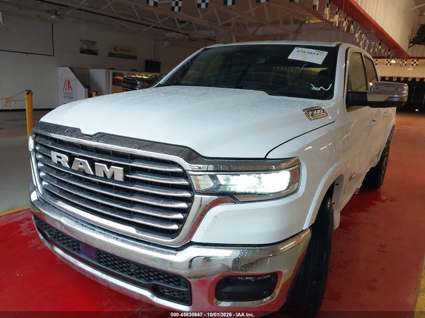 Vin: 3c6srfjp2t4168177, lot: 46329748, ram 1500 laramie  4x4 5'7 box 20262