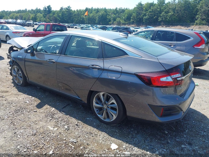 Vin: jhmzc5f36jc004498, lot: 46329771, honda clarity plug-in hybrid touring 20183