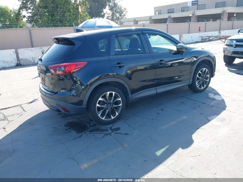 Vin: jm3ke2dy2g0723582, lot: 46329777, mazda cx-5 grand touring 20164