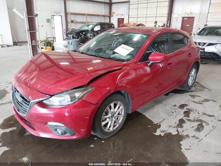 Vin: jm1bm1l70f1220995, lot: 46329793, mazda mazda3 i touring 20152