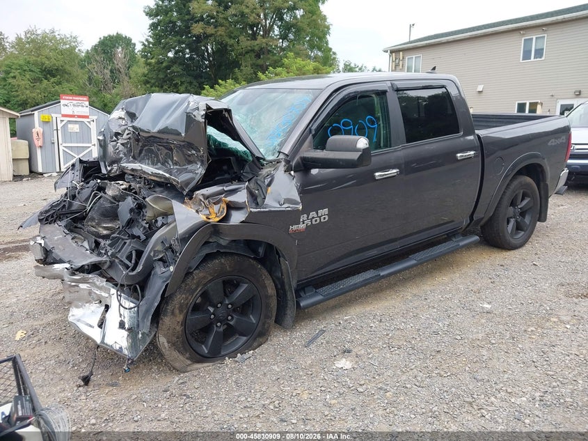 2018 RAM 1500, Front End, IAAI, VIN 1C6RR7LT5JS213650 — photo 2