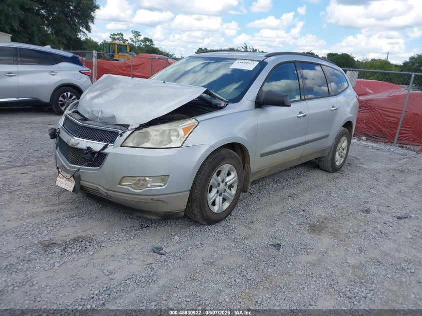 Vin: 1gnkreed3bj130320, lot: 46329823, chevrolet traverse ls 20112