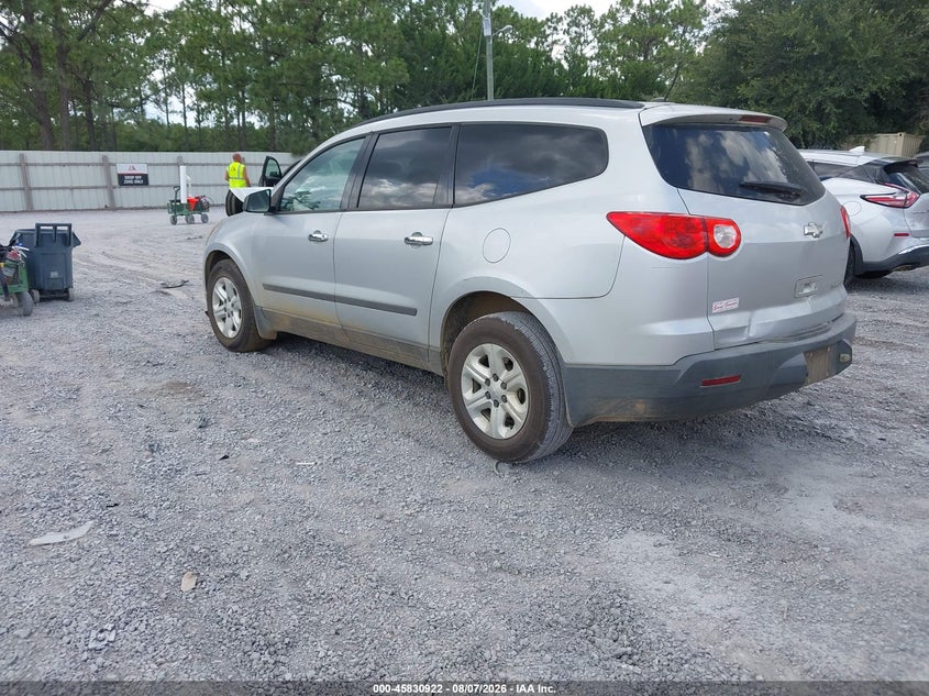 Vin: 1gnkreed3bj130320, lot: 46329823, chevrolet traverse ls 20113