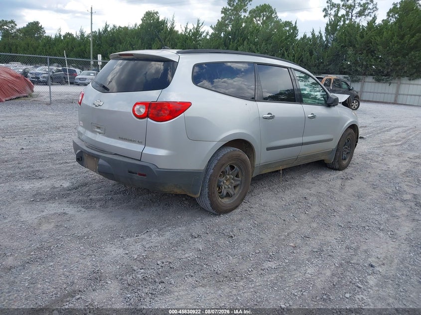 Vin: 1gnkreed3bj130320, lot: 46329823, chevrolet traverse ls 20114