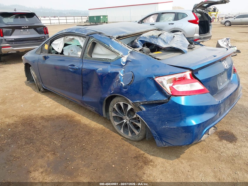 Vin: 2hgfg4a54dh701182, lot: 46329882, honda civic si 20133
