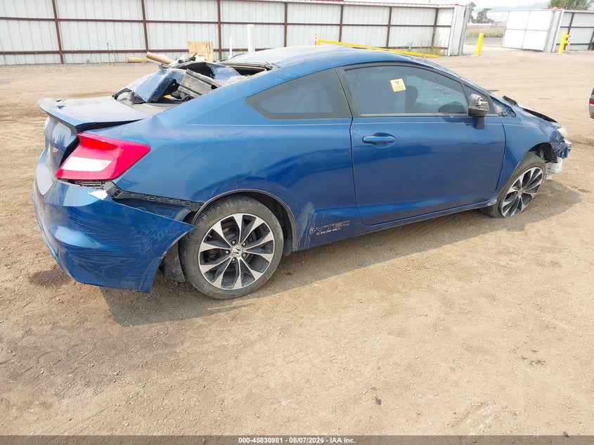 Vin: 2hgfg4a54dh701182, lot: 46329882, honda civic si 20134