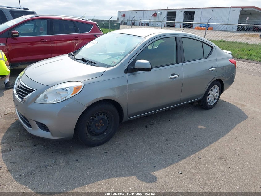 2014 Nissan Versa, Обидва боки, IAAI, VIN 3N1CN7AP8EL858719 — фото 2