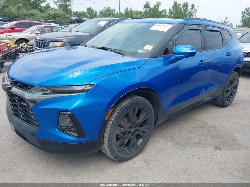 Vin: 3gnkbkrs9ls594885, lot: 46329943, chevrolet blazer awd rs 20202