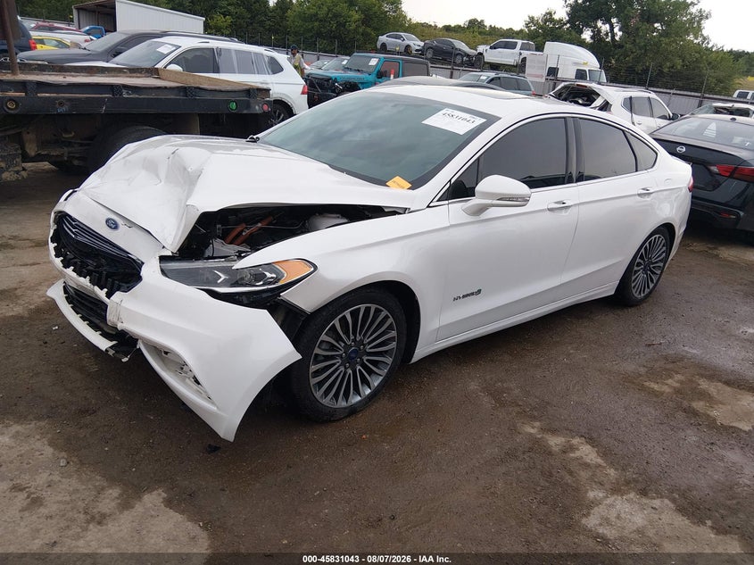 Vin: 3fa6p0ru9hr317515, lot: 46329944, ford fusion hybrid titanium 20172
