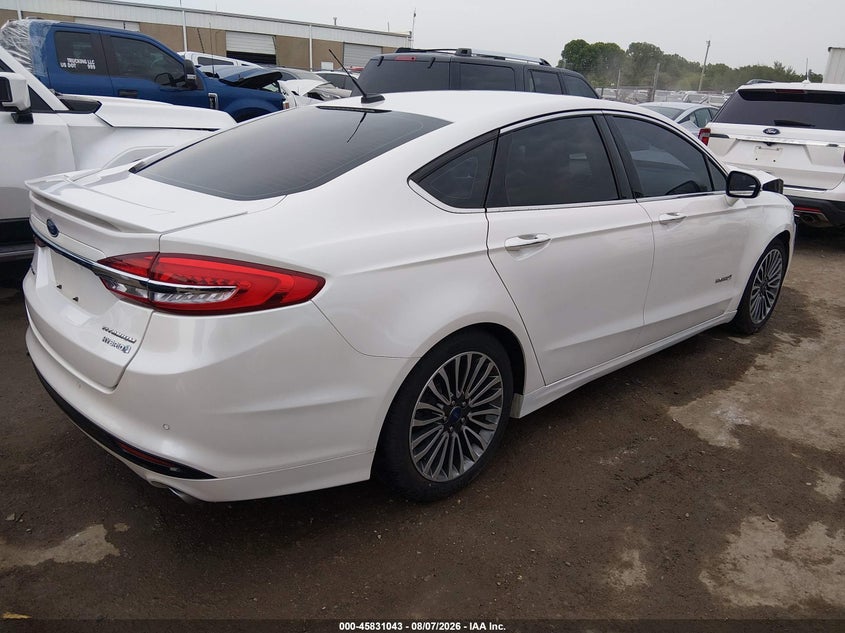 Vin: 3fa6p0ru9hr317515, lot: 46329944, ford fusion hybrid titanium 20174