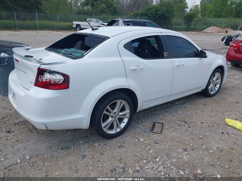 Vin: 1c3cdzcb9dn548157, lot: 46329963, dodge avenger sxt 20134