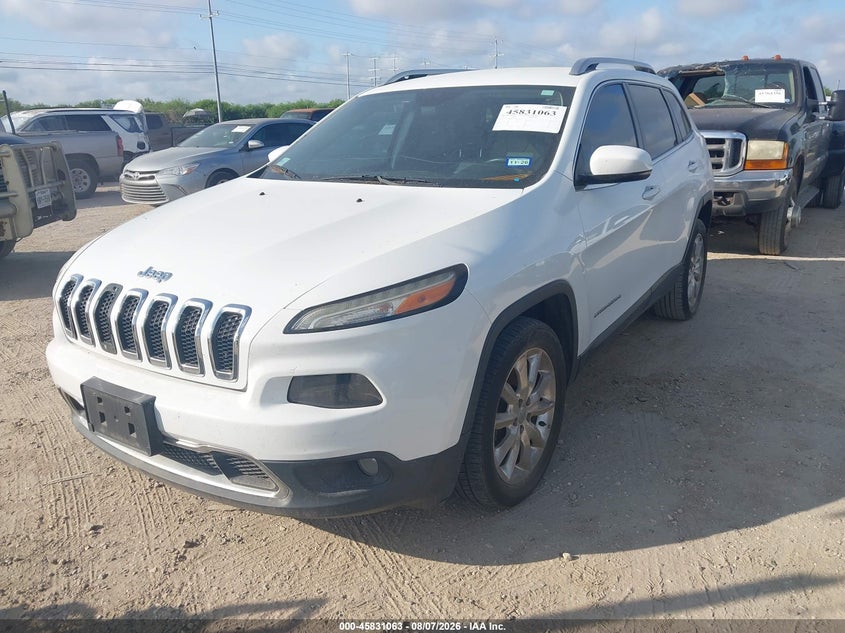 Vin: 1c4pjldb9gw165481, lot: 46329964, jeep cherokee limited 20162