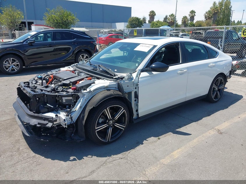 Vin: 1hgcy2f55ra047148, lot: 46329981, honda accord hybrid sport 20242