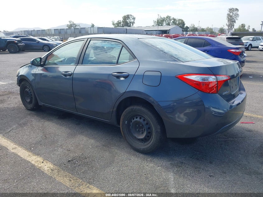 Vin: 5yfburhe3gp519710, lot: 46329991, toyota corolla l 20163