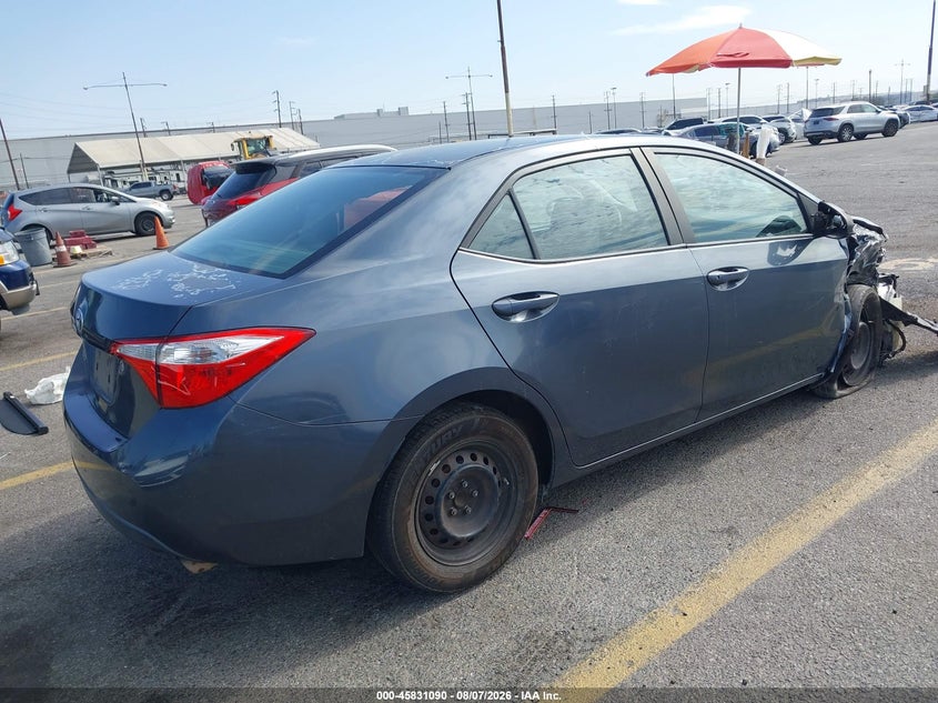 Vin: 5yfburhe3gp519710, lot: 46329991, toyota corolla l 20164