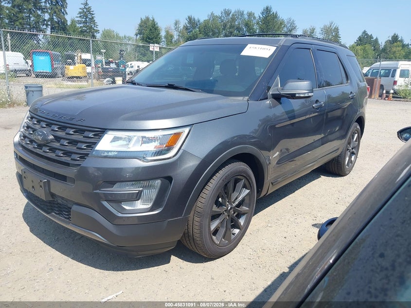 Vin: 1fm5k8d84hga34374, lot: 46329992, ford explorer xlt 20172
