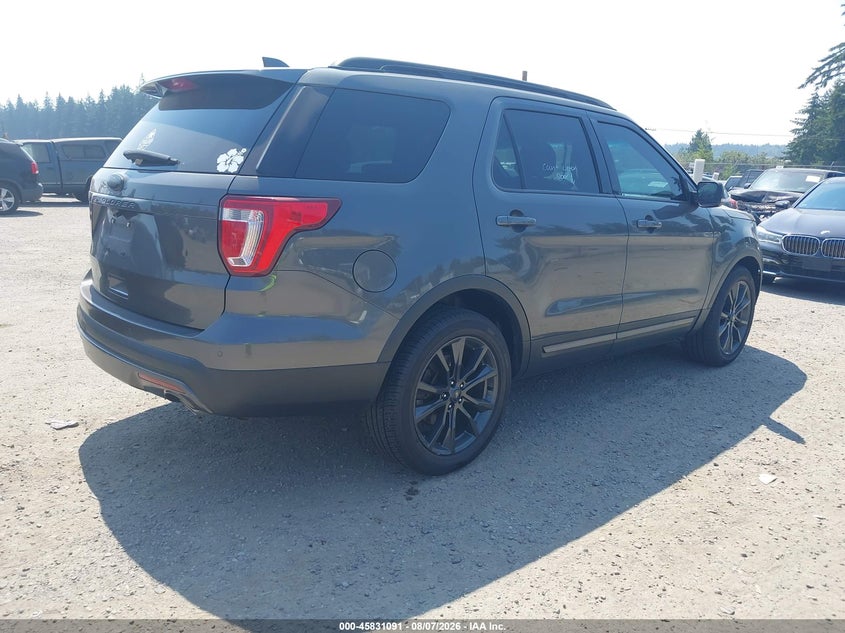 Vin: 1fm5k8d84hga34374, lot: 46329992, ford explorer xlt 20174