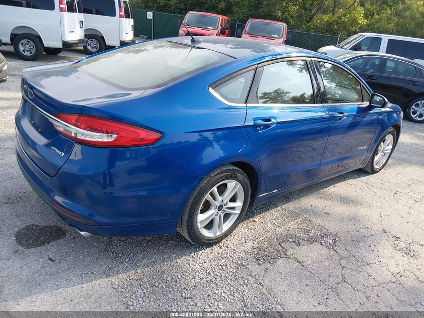 2018 FORD FUSION HYBRID auction photo 4