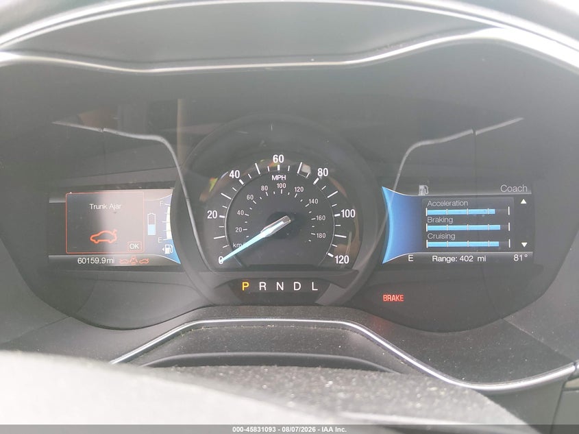 2018 FORD FUSION HYBRID auction photo 7