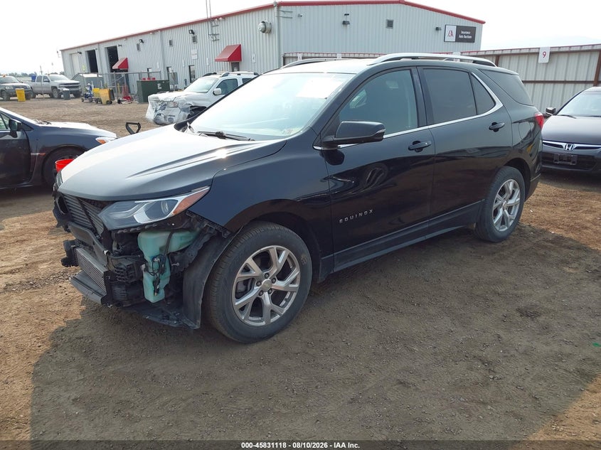 2018 Chevrolet Equinox Lt, Front End, IAAI, VIN 3GNAXTEX7JL364242 — photo 2