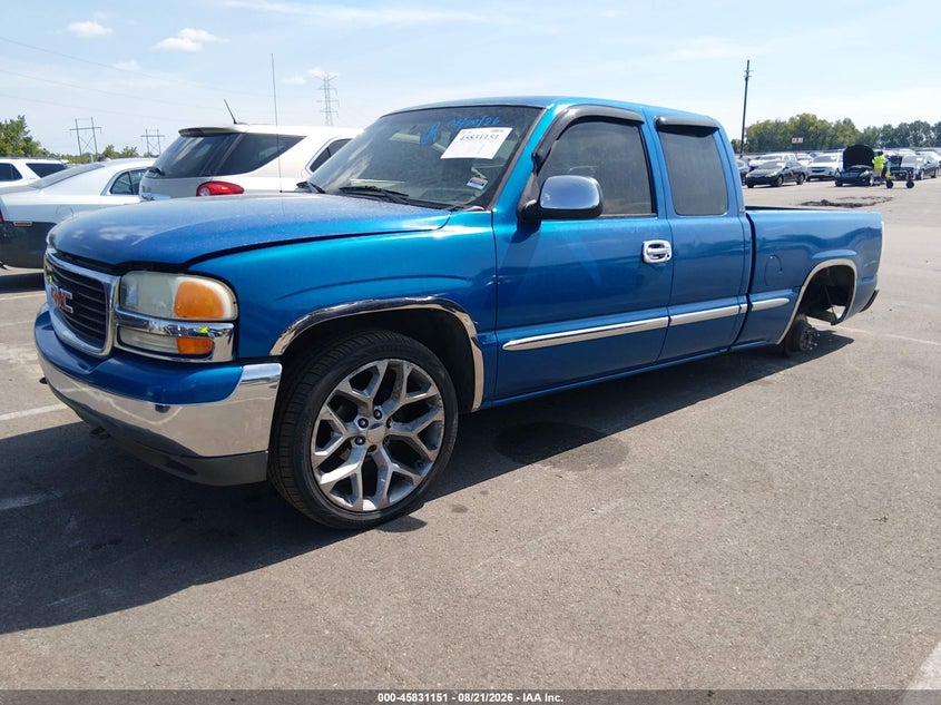 2000 GMC Sierra, Обычный износ, IAAI, VIN 2GTEC19TXY1328414 — фото 2