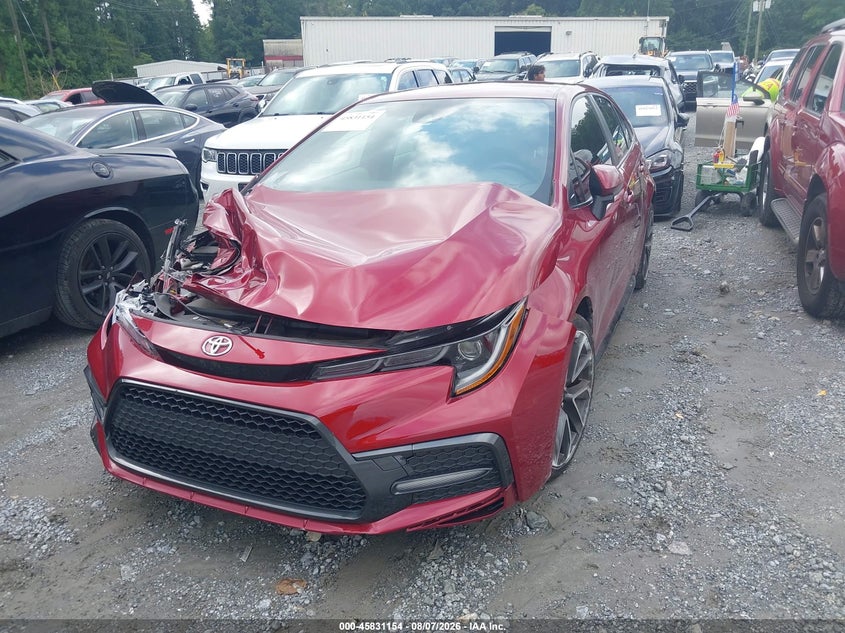 Vin: jtds4mce2nj096744, lot: 46330055, toyota corolla se 20222