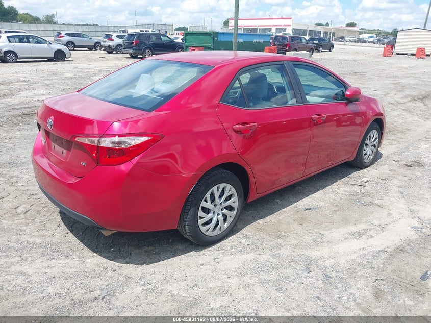 Vin: 2t1burhexjc015761, lot: 46330063, toyota corolla le 20184