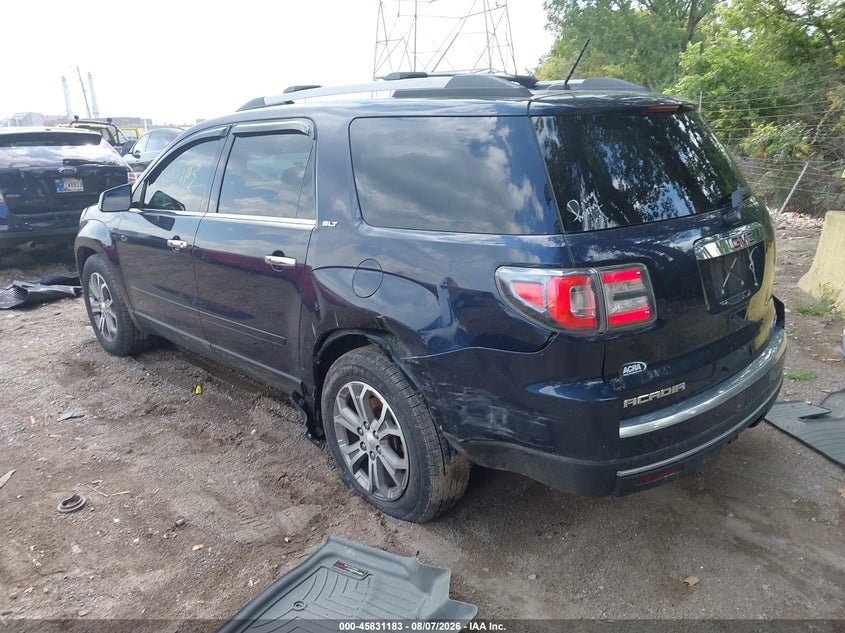 Vin: 1gkkvrkd6fj360573, lot: 46330084, gmc acadia slt 20153