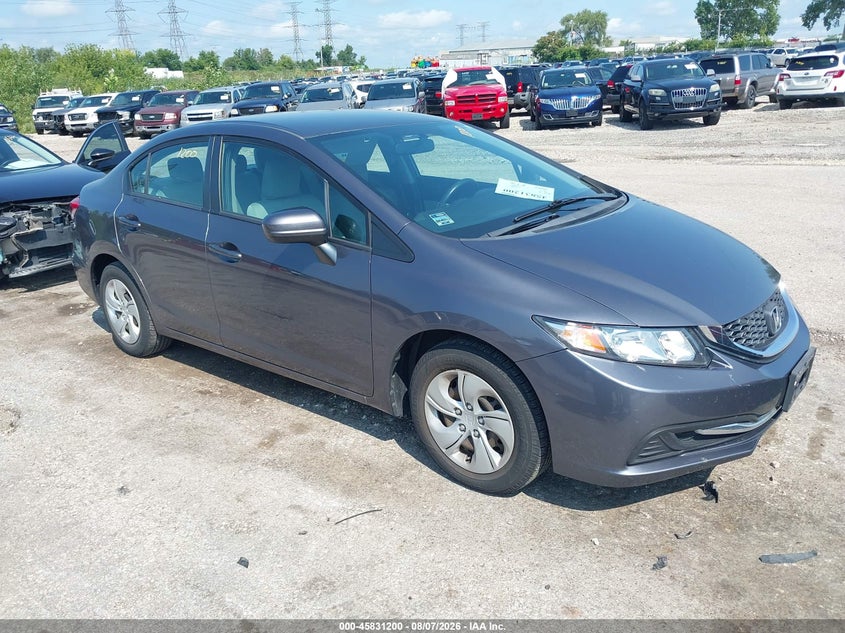 Vin: 19xfb2f51fe095591, lot: 46330101, honda civic lx 2015 img_1