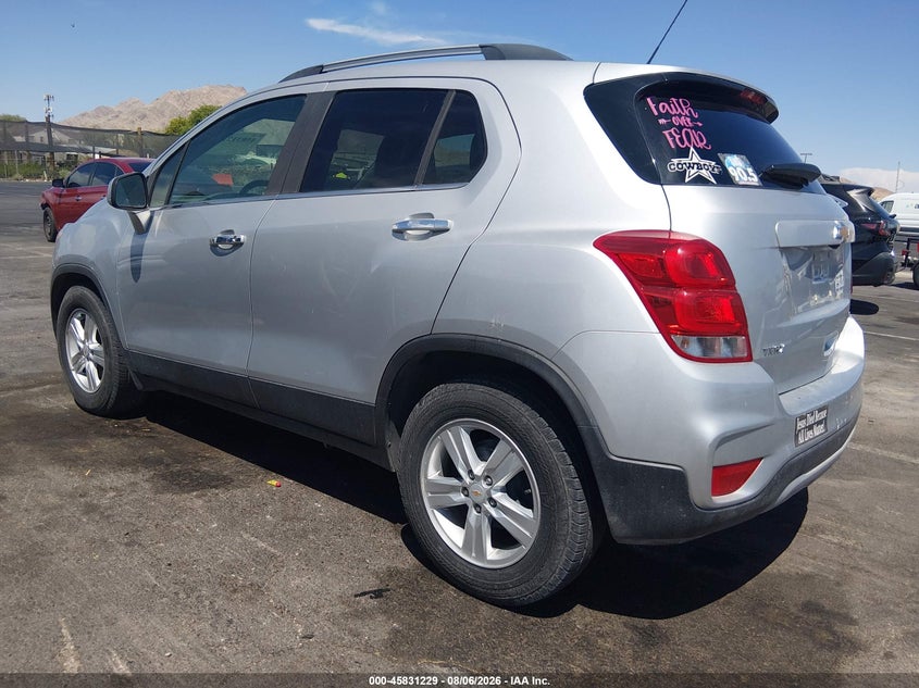 Vin: kl7cjlsb9kb963154, lot: 46330130, chevrolet trax lt 20193