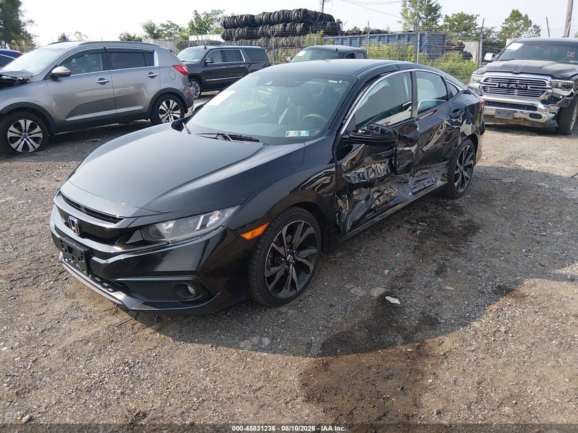 2020 HONDA CIVIC auction photo 2