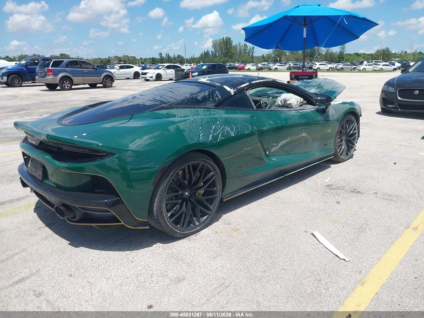 2023 MCLAREN GT COUPE 4.0L V-8 DOHC, VVT, TURBO, 612HP