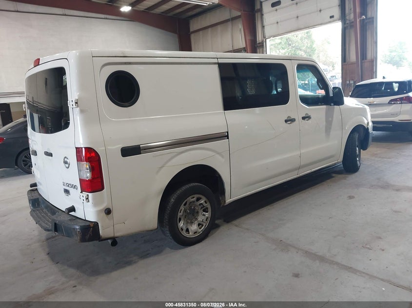 Vin: 1n6bf0ky7cn105374, lot: 46330251, nissan nv 2500 nv2500 hd s v6 20124