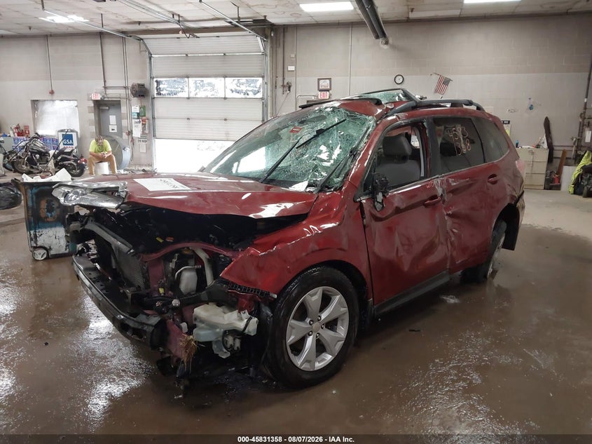 Vin: jf2sjakc3fh497219, lot: 46330259, subaru forester 2.5i limited 20152