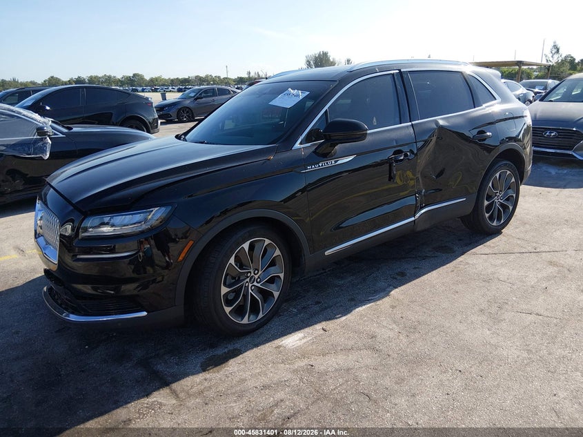 2022 LINCOLN NAUTILUS SPORT UTILITY VEHICLE 2.0L I-4 DI, DOHC, VVT, TURBO, 250HP