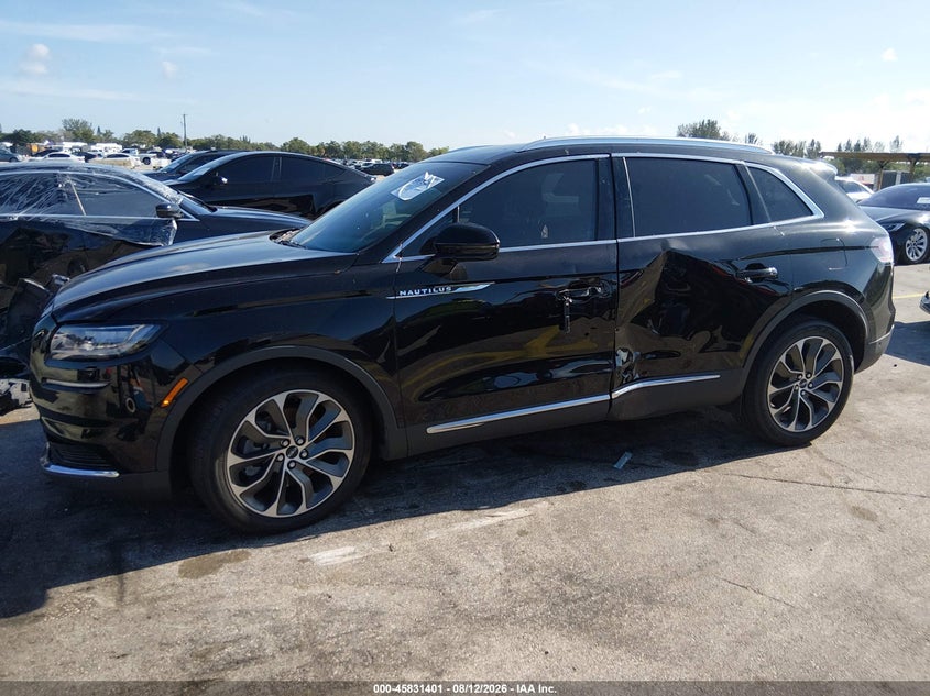 2022 LINCOLN NAUTILUS SPORT UTILITY VEHICLE 2.0L I-4 DI, DOHC, VVT, TURBO, 250HP