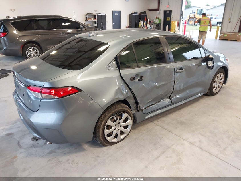 Vin: jtdeprae6lj107231, lot: 46330363, toyota corolla le 20204