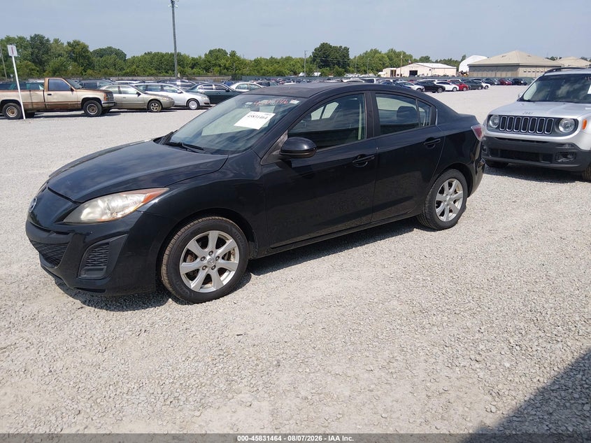 Vin: jm1bl1vf9b1900993, lot: 46330365, mazda mazda3 i touring 20112