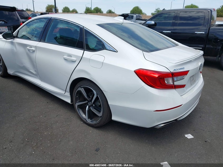 Vin: 1hgcv1f36la134291, lot: 46330396, honda accord sport 20203