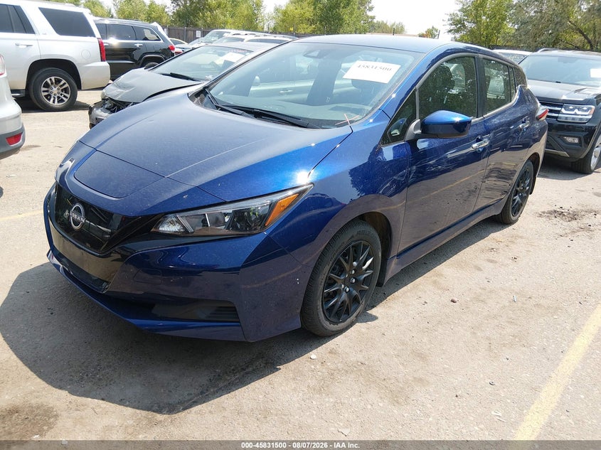 Vin: 1n4az1bv7sc565359, lot: 46330401, nissan leaf s 20252