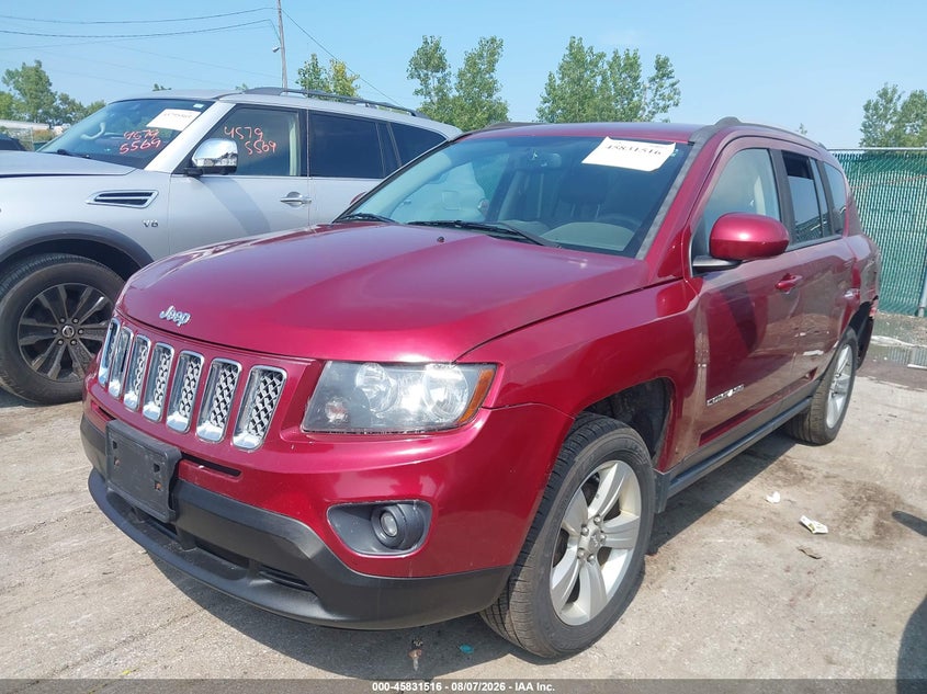 Vin: 1c4njcea6gd620473, lot: 46330417, jeep compass latitude 20162